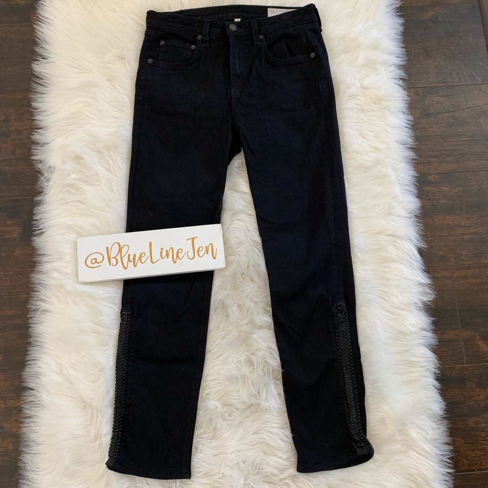 Rag & Bone Justine Crop Coal Braid - image 2